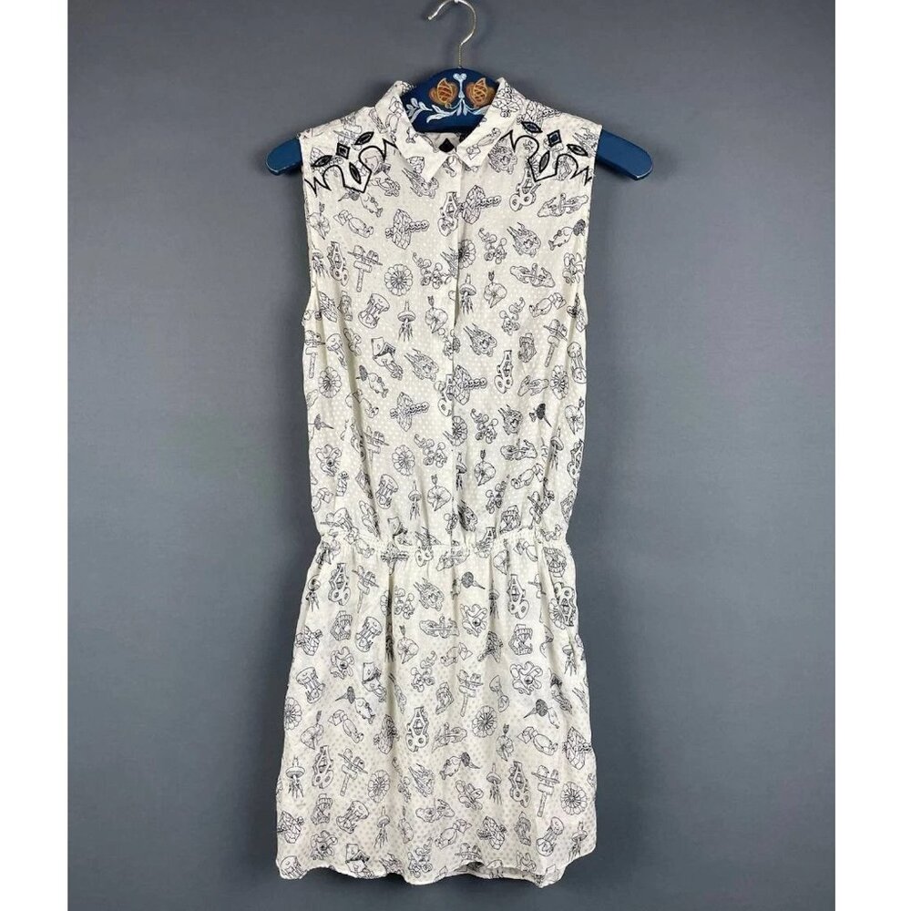 Zadig and Voltaire chic, edgy and cool sleveless dress - size Small